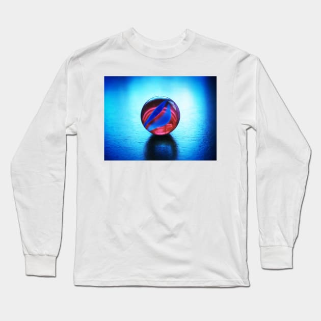 Marble Long Sleeve T-Shirt by RekaFodor